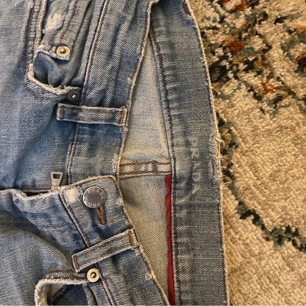 Prada low rise Flared jeans